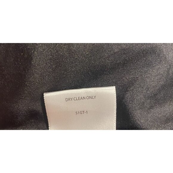 NWT Eileen Fisher Sheer Silk Crepe Georgette Sheath Dress Layered Black XL New - Picture 6 of 6